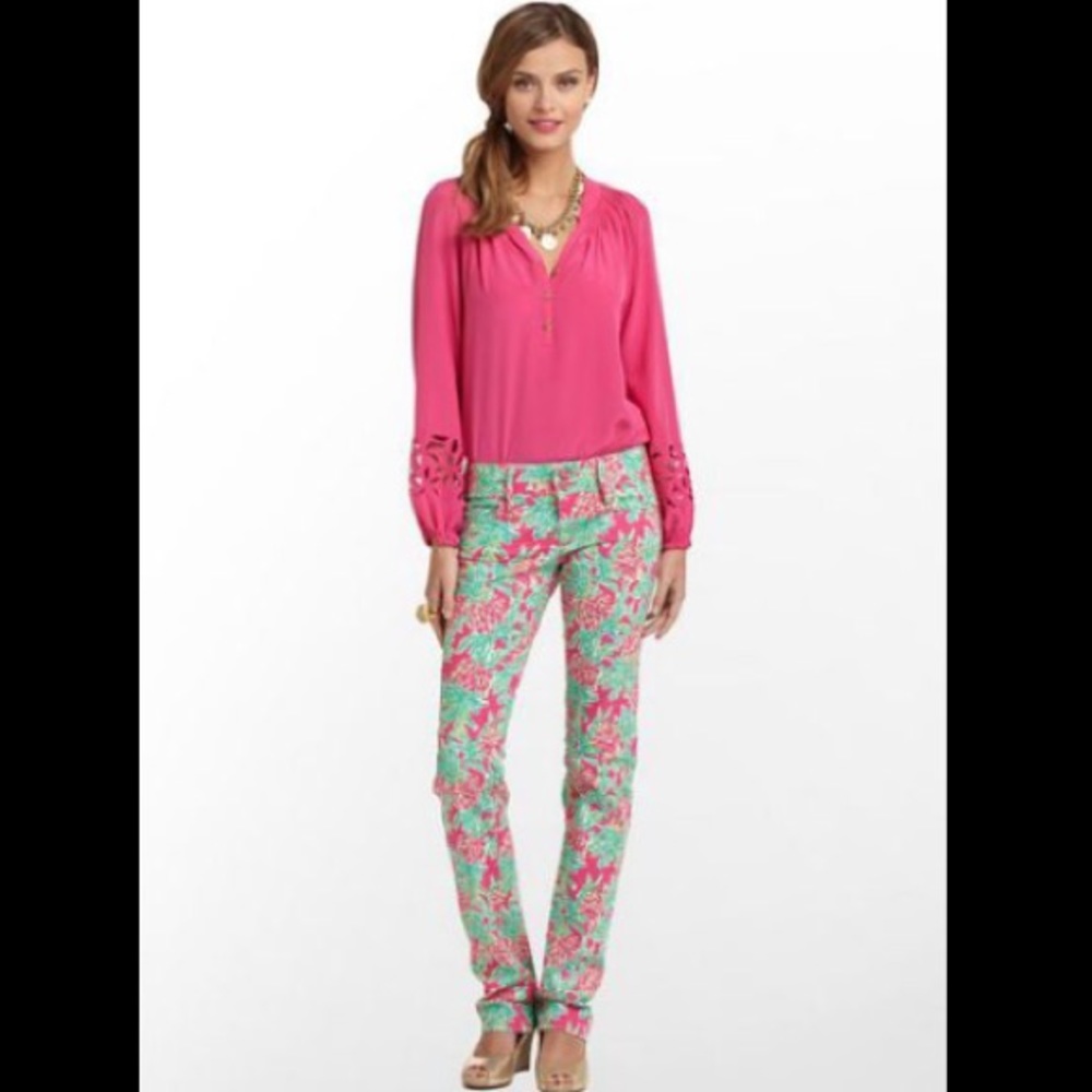 Lilly Pulitzer RARE NWOT Worth Straight Jean